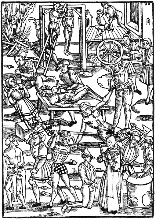 Foltermethoden und Hinrichtungsarten im Mittelalter